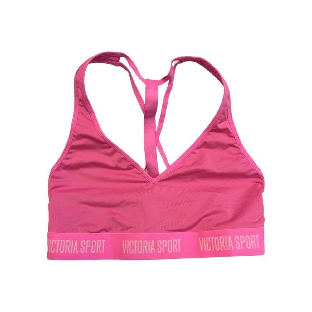 Victoria's Secret Player Sports Bra Pink Medium NWOT